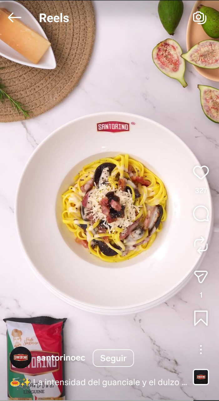 Reel Instagram Santorino La Moderna