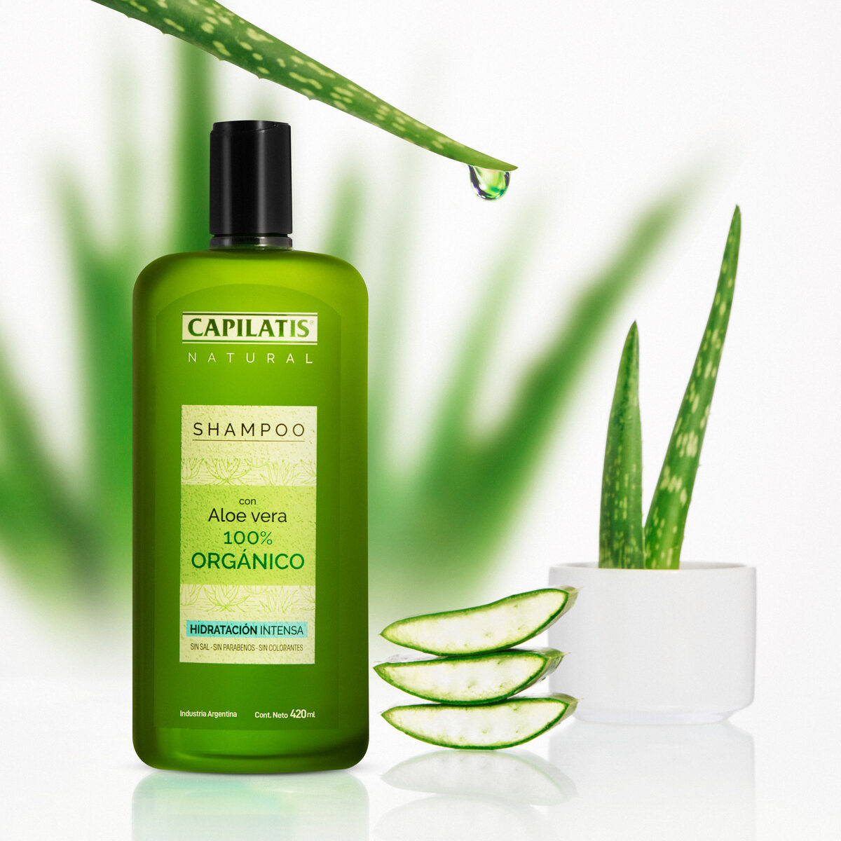 Fotografía producto shampoo Capilatis